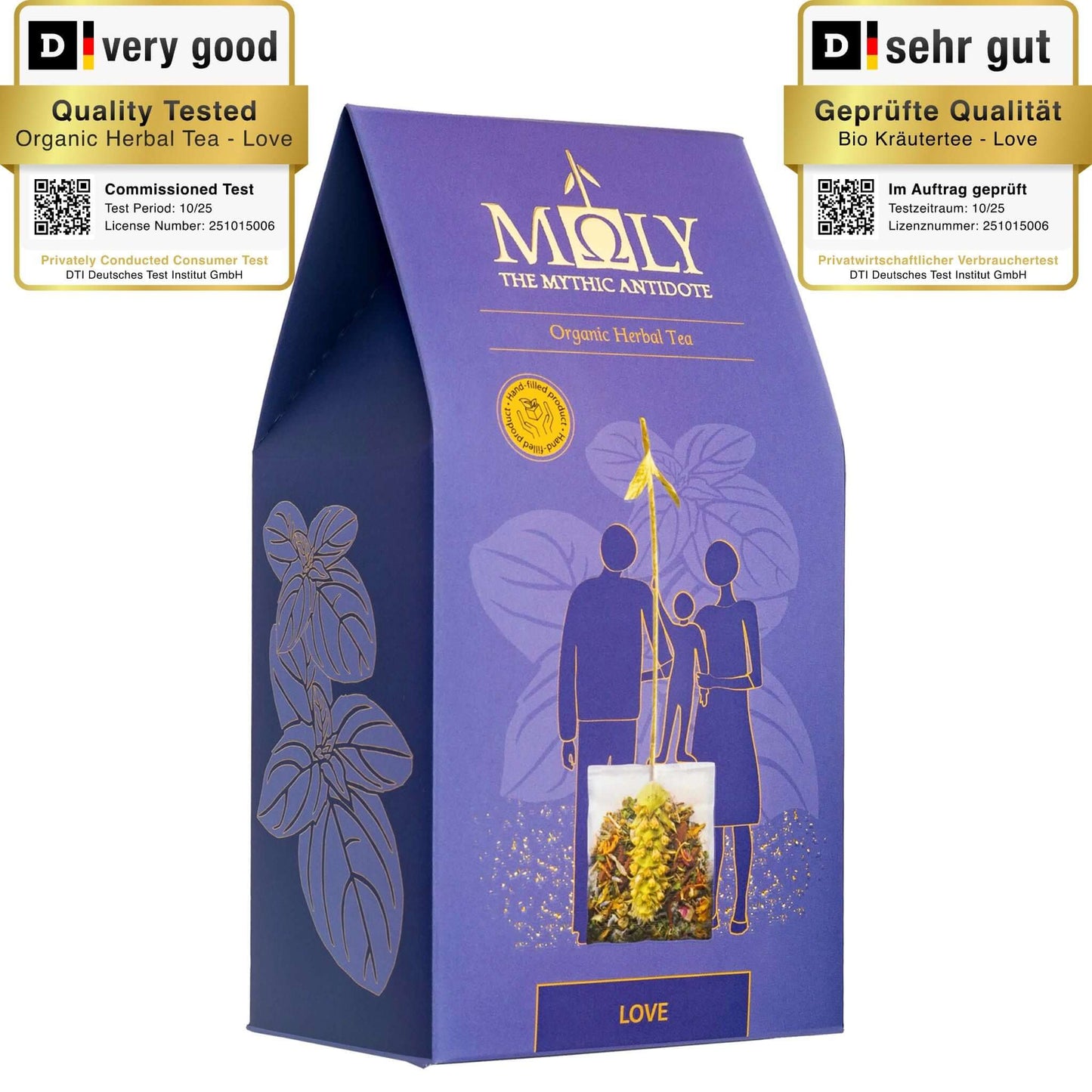 Love Bio – Aromatische Bio-Kräuterteemischung | MOLY
