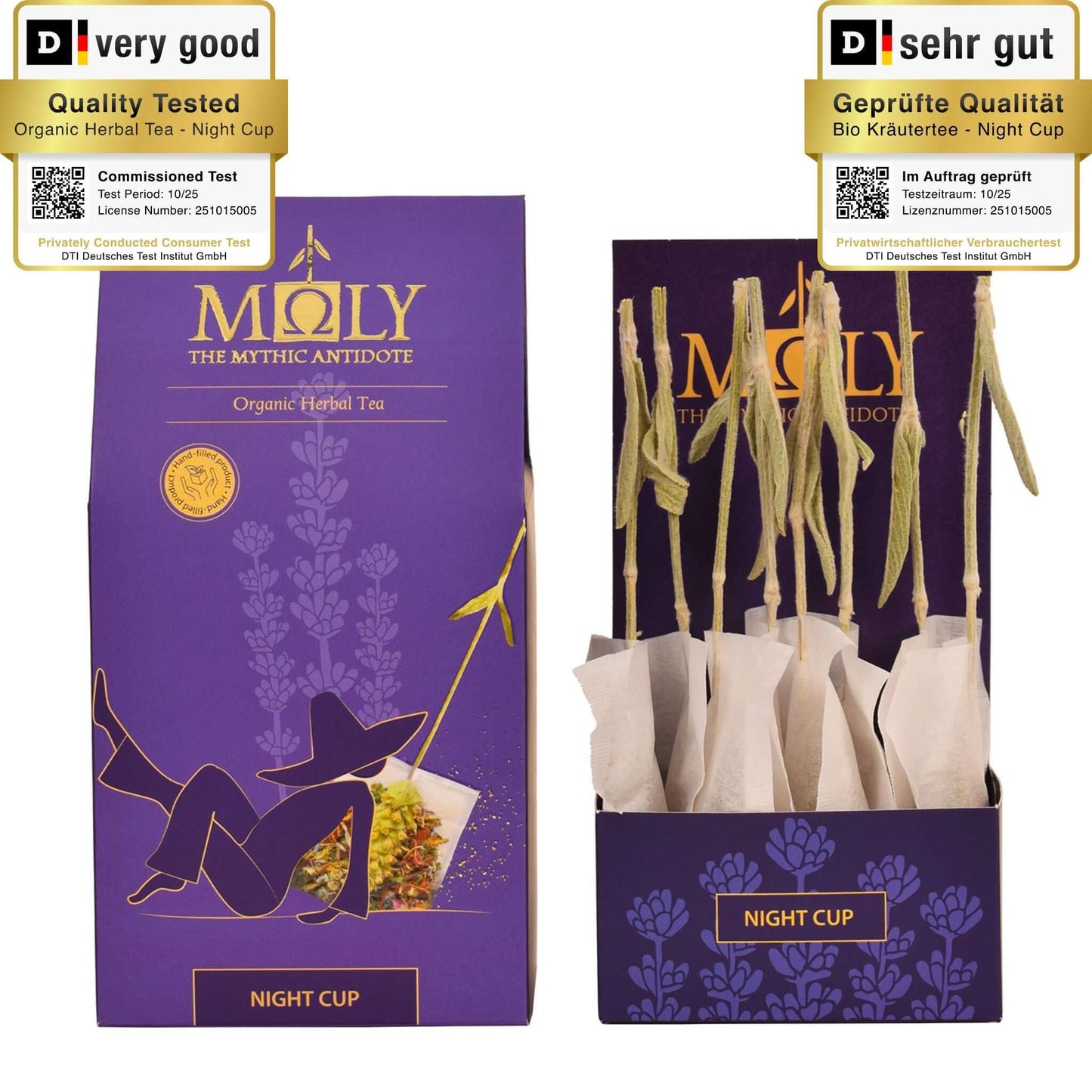 Night Cup Bio – Aromatische Bio-Kräuterteemischung | MOLY