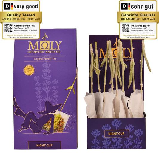 Night Cup Bio – Aromatic Organic Herbal Tea Blend | MOLY