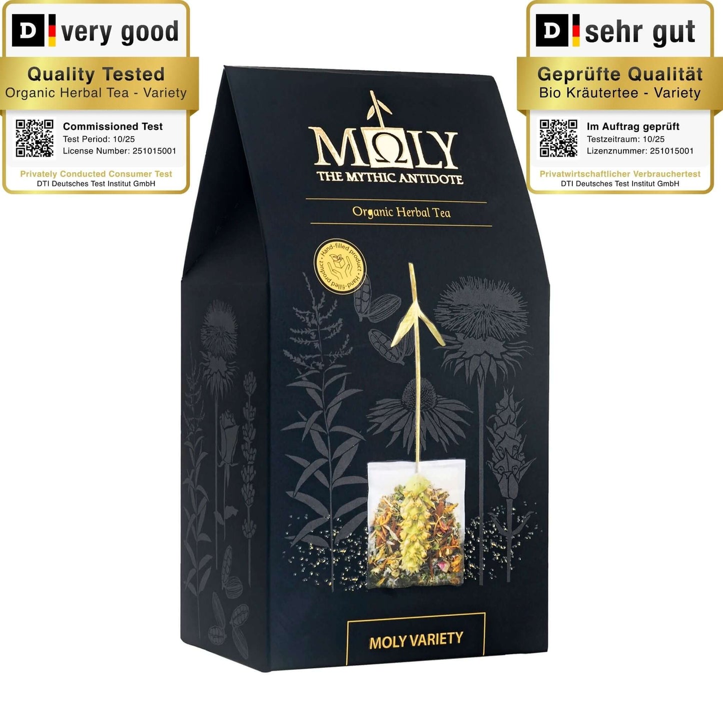 MOLY Variety Bio – Geschenkbox mit allen Kräuterteesorten von MOLY