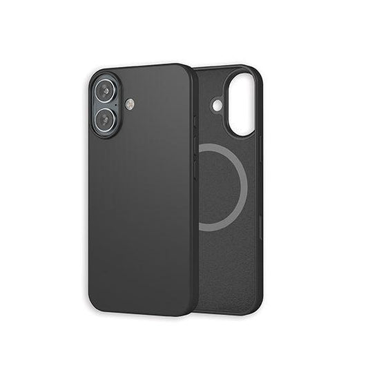 Coque silicone MagSafe iPhone 16 - Noir