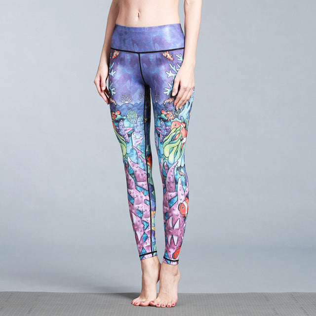 Women Leggings Gym Elastic Fitness Long Tights