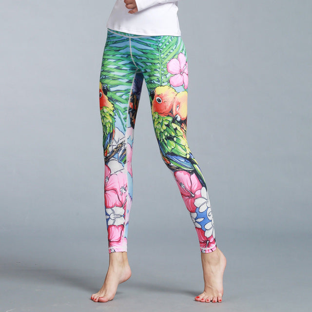 Women Leggings Gym Elastic Fitness Long Tights
