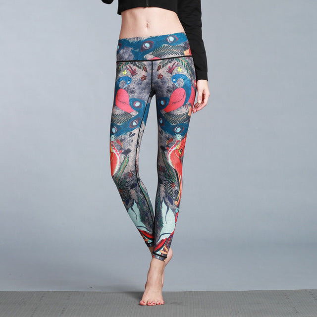 Women Leggings Gym Elastic Fitness Long Tights