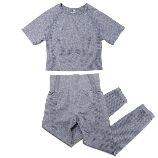 Yoga Sets 2 Piece Women Sport Outfits Workout Sets Exercise Sportswear Gym Jogger Actiivewear Running Suits Fitness Clothes